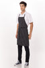 Chef Works Chalk Stripe Bib Apron - CSBA