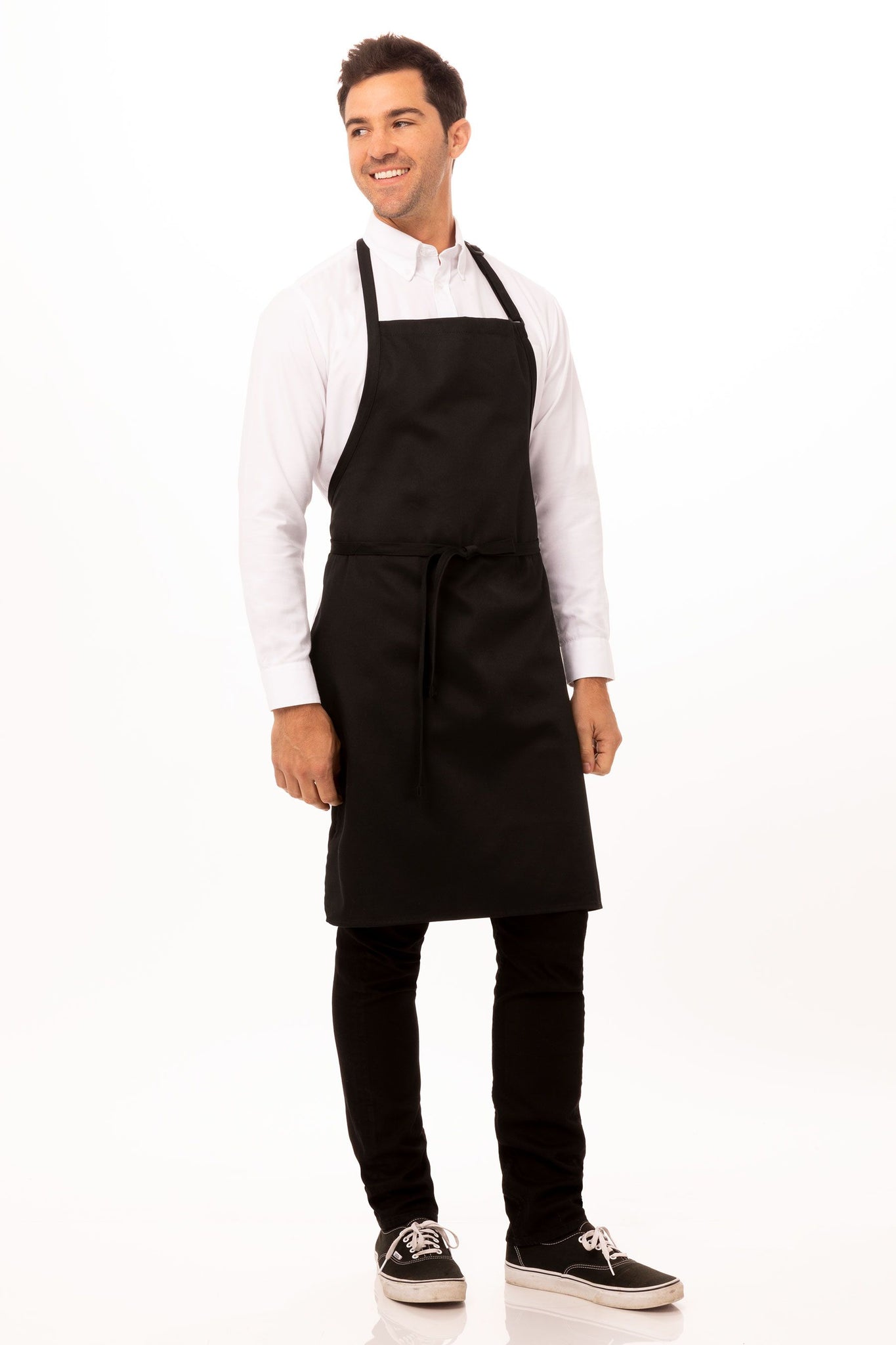 Chef Works Butcher Bib Apron without Pocket - F8NP