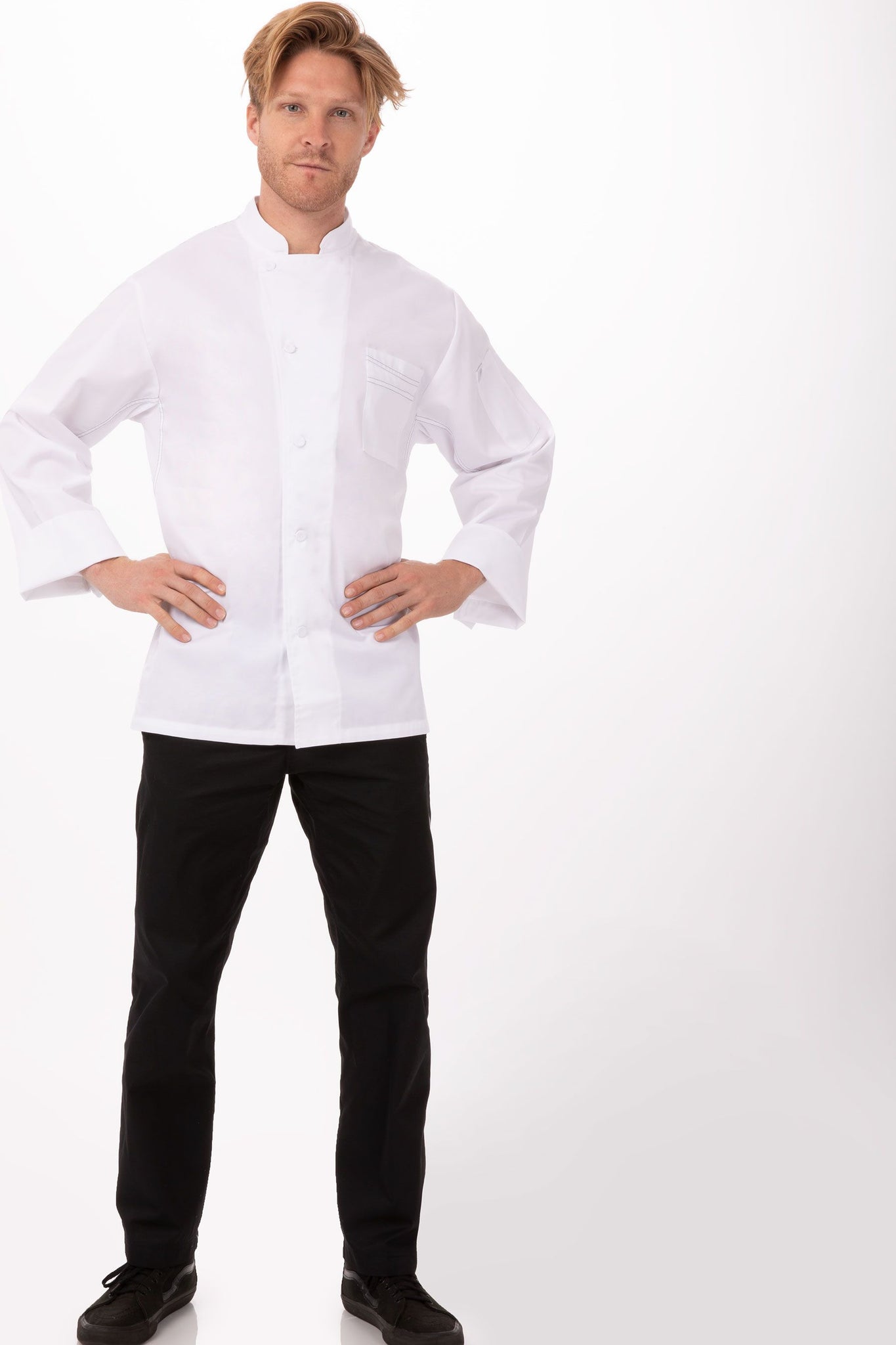 Chef Works Lyss V-Series Signature Chef Coat - VSLS
