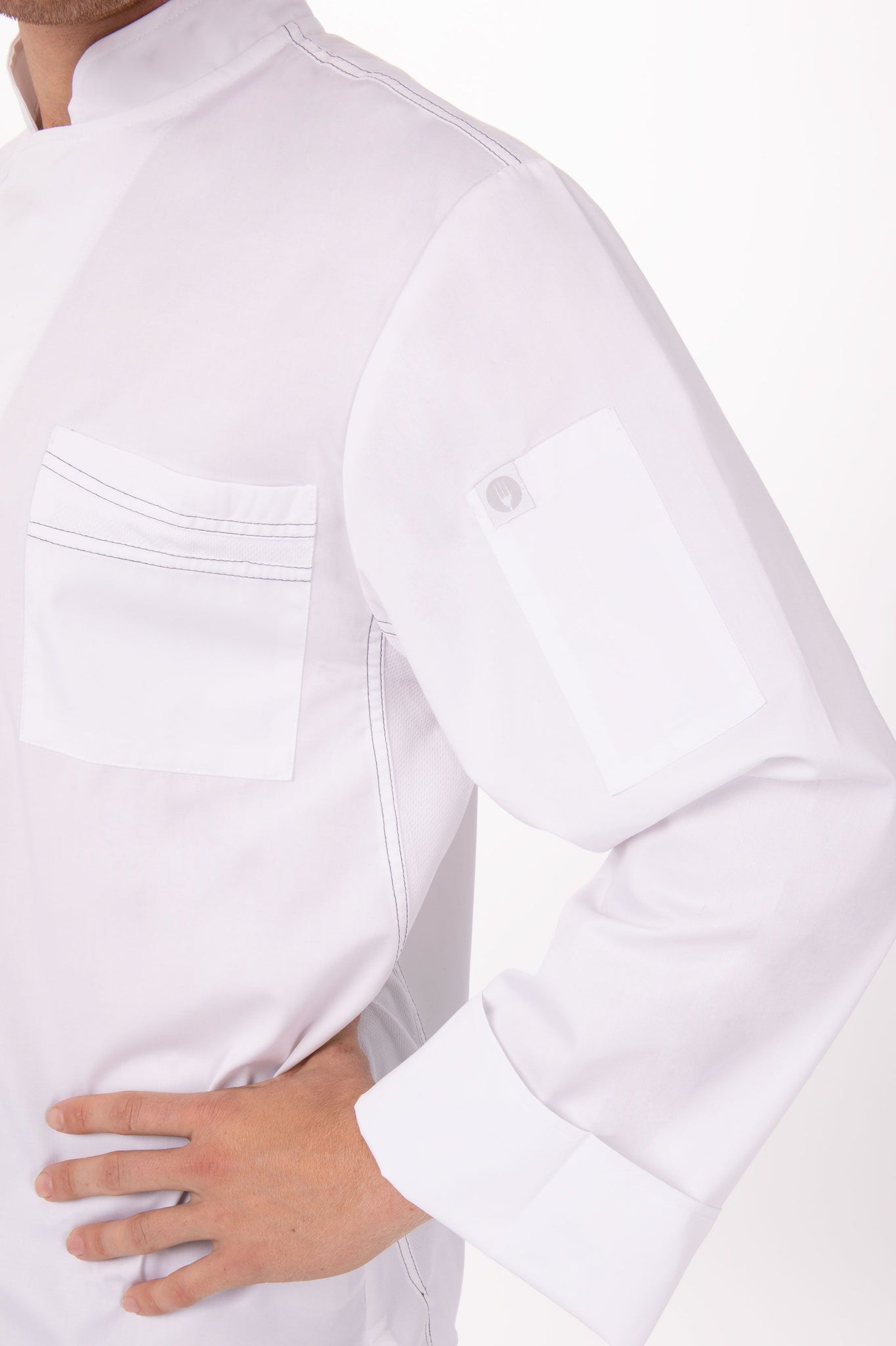 Chef Works Lyss V-Series Signature Chef Coat - VSLS