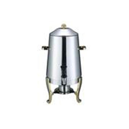 Stainless Steel Coffee Urn with Gold Plated
