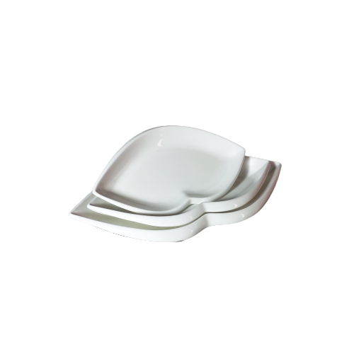 Lip Shape Porcelain Plate - 13C08407
