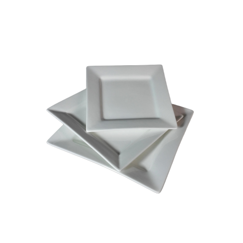 Square Porcelain Plate - 13C09711