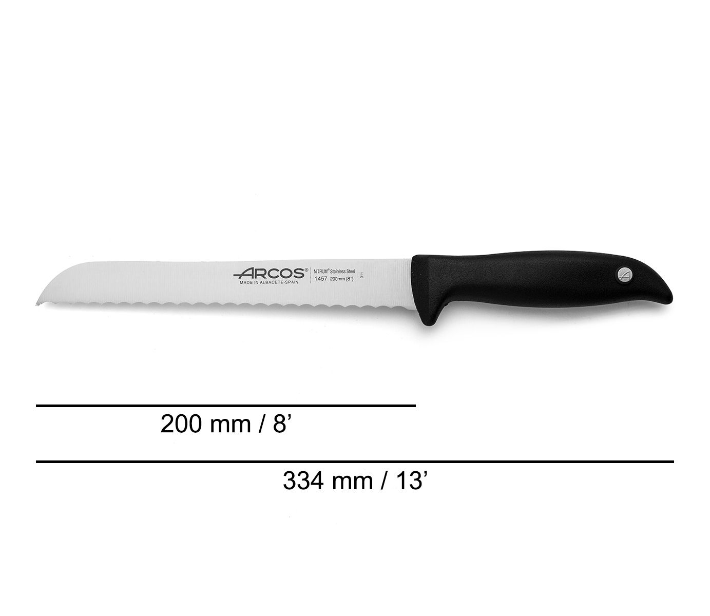 Arcos Menorca Series 8 Inch Bread Knife - 145700