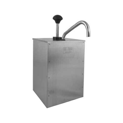 EONG Stainless Steel Single Tank Sauce Pump Dispenser - 151402