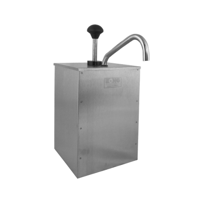 EONG Stainless Steel Single Tank Sauce Pump Dispenser - 151402