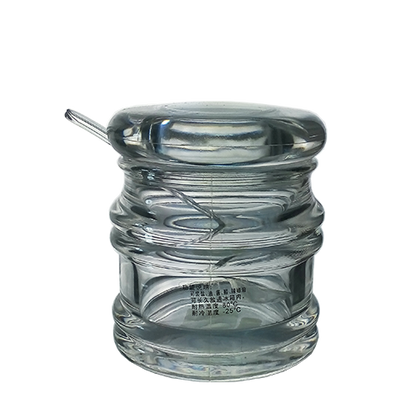 Acrylic Sugar Dish with Lid & Spoon - 1801