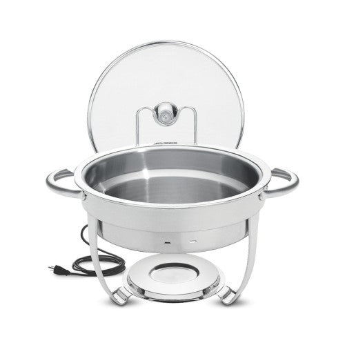 Tramontina 4.3Litre Electric Round Chafing Dish with Lid Holder - 61041012