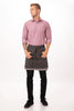 Chef Works Urban Series Collection Soho Contrast Half Bistro Apron - ASCW12