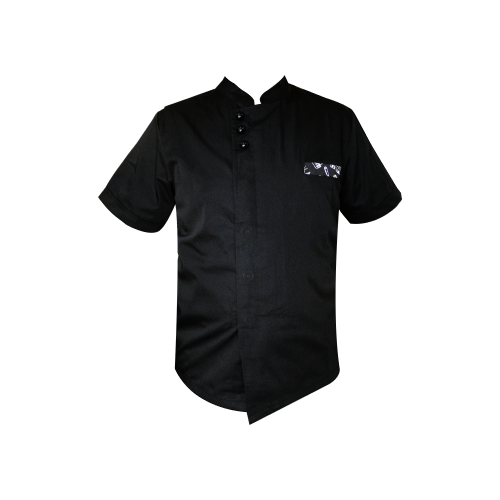 KTL Short Sleeves Chef's Jacket Black - CCJ