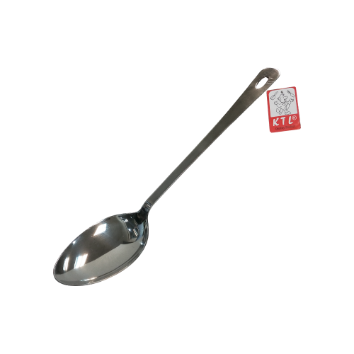 KTL Stainless Steel Basting Solid Spoon - IBS13